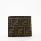 Piccola pelletteria FF Wallet Fendi Marrone Homme