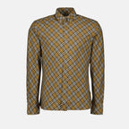 Camicie Camicia a scacchi Burberry Beige Homme