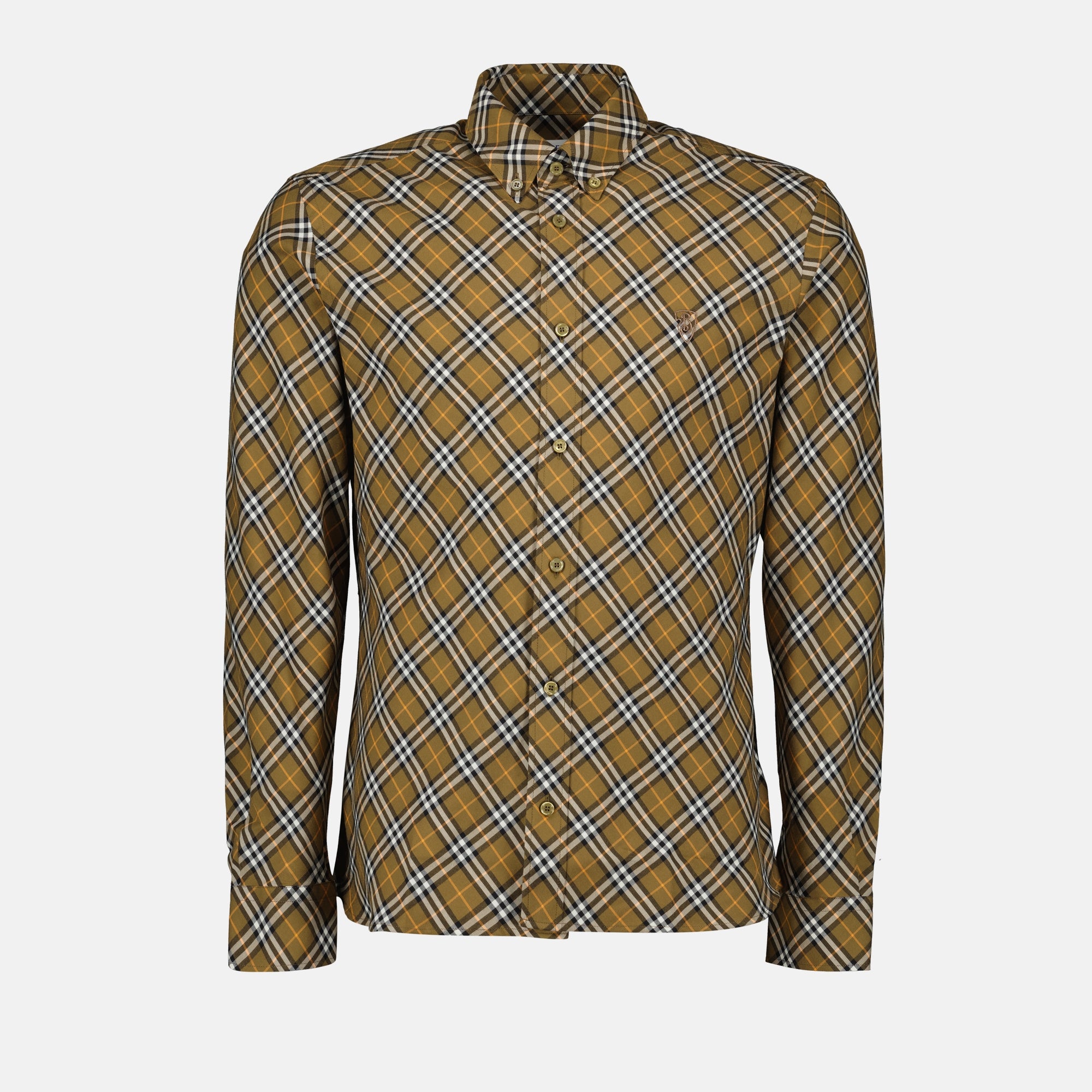 Shirts Checkered Shirt Burberry Beige Homme