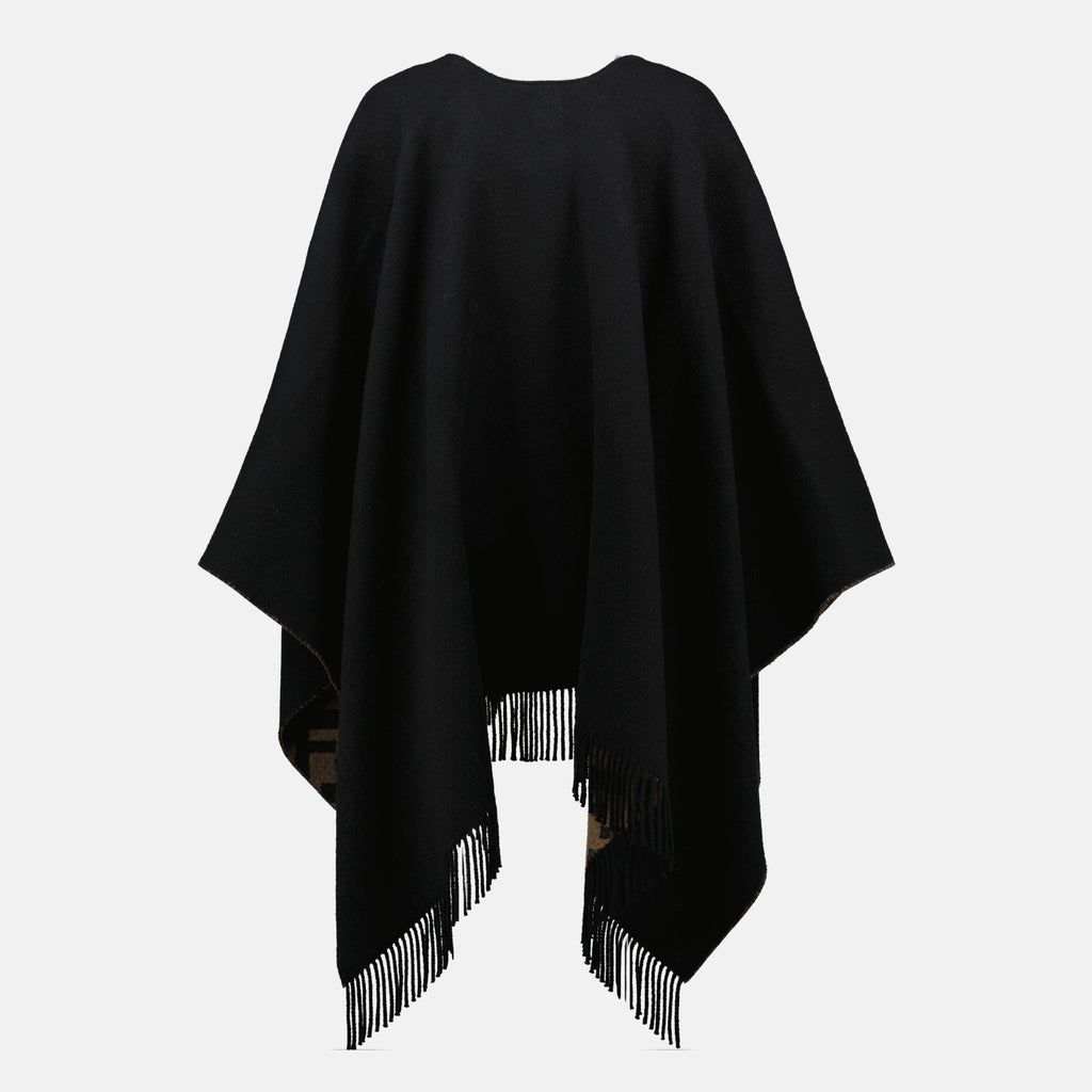 Vestes Poncho FF Fendi Marron Femme
