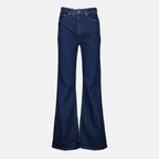 Imagen de los Jeans Flare de Ami PARIS para Mujer - Temporada Otoño-Invierno 2025 - Vista Frontal