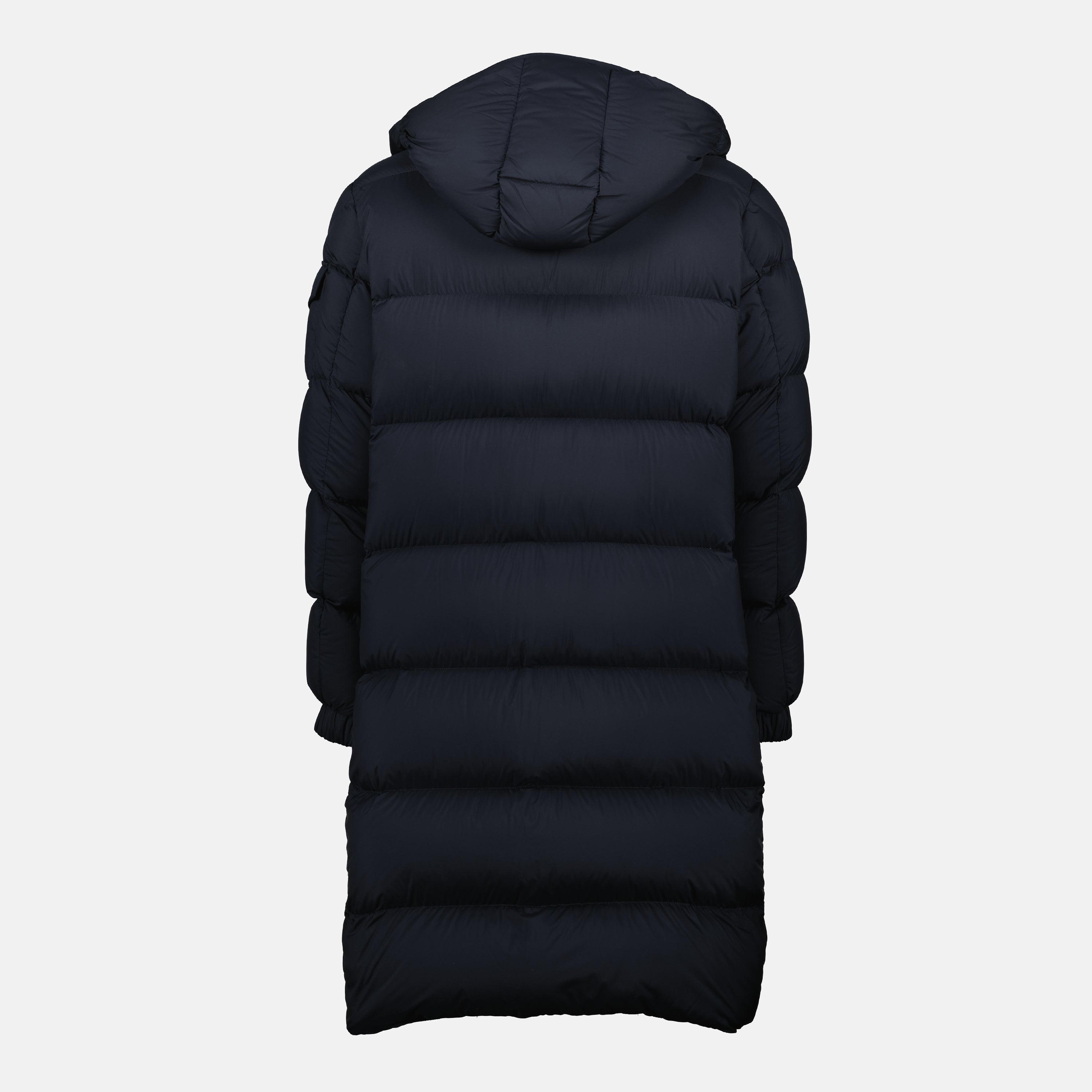 Image of the Moncler Men's Hanoverian Long Down Jacket - Autumn-Winter Season 2025 - Back View