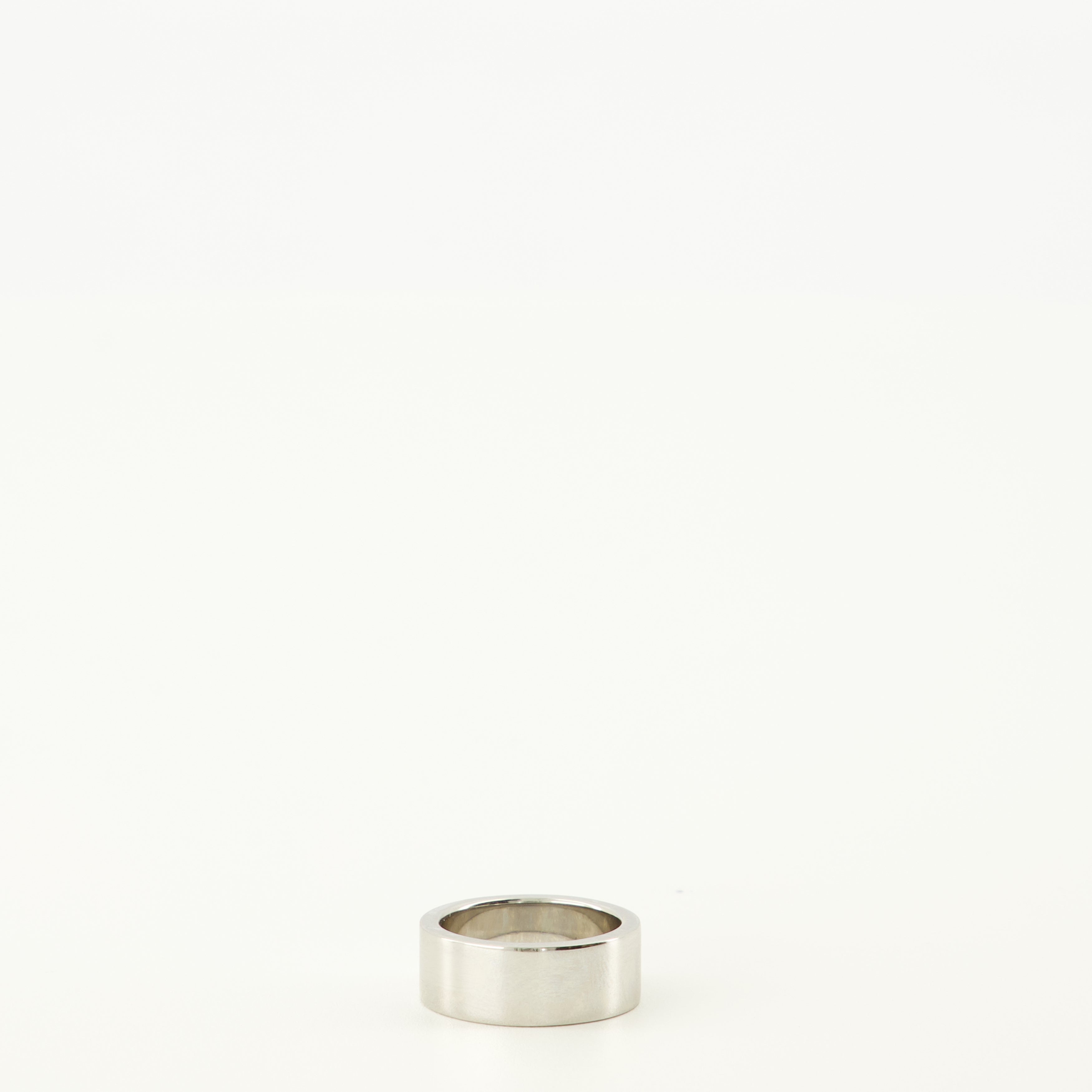 Immagine dell'anello Numeric argento del marchio Mm6 per donna - Primavera-Estate 2026 - Vista Retro