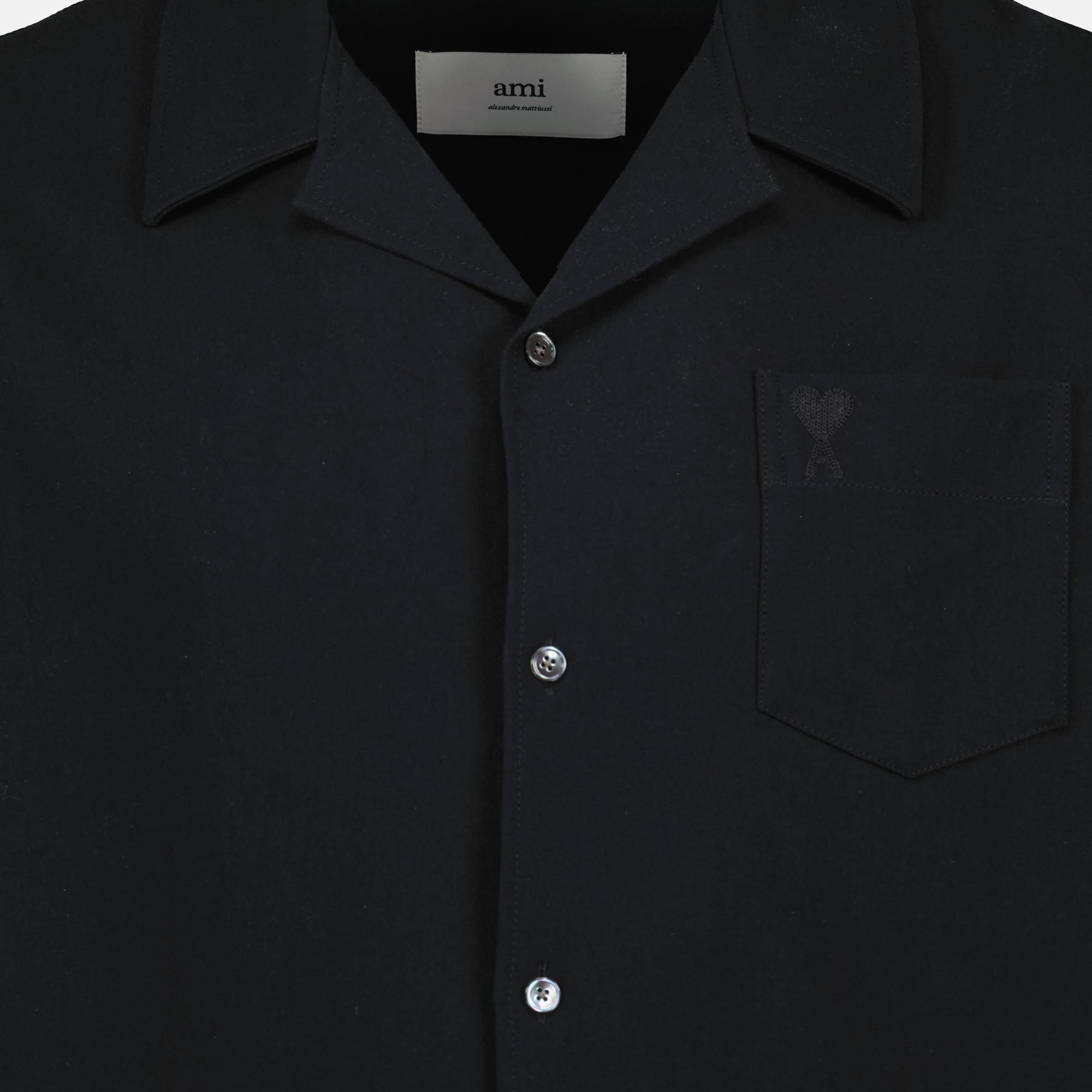 Camicie Camicia oversize Ami PARIS Nero Homme