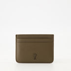 Image of the Ami heart cardholder article from the brand Ami PARIS for Unisex - Autumn-Winter 2025 - Front View