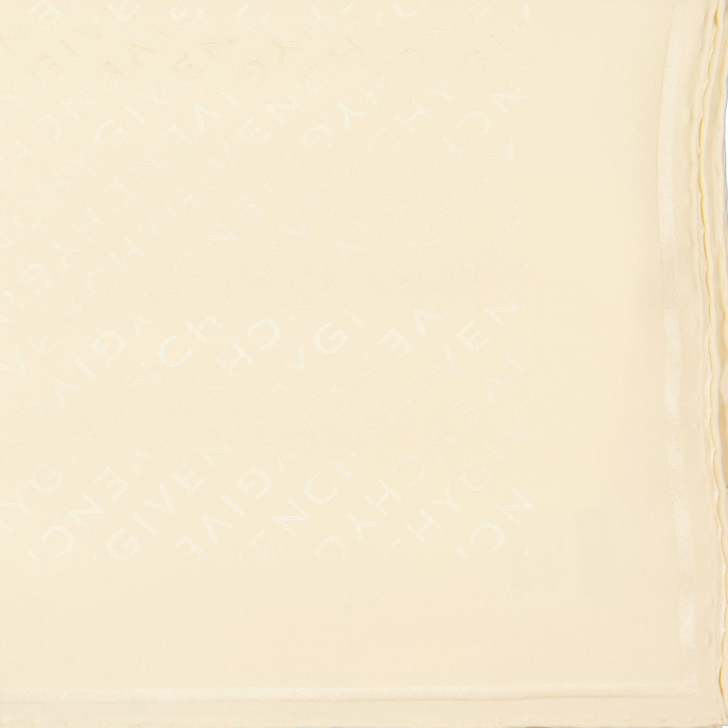 Scarves and gloves Monogram Scarf Givenchy White Femme