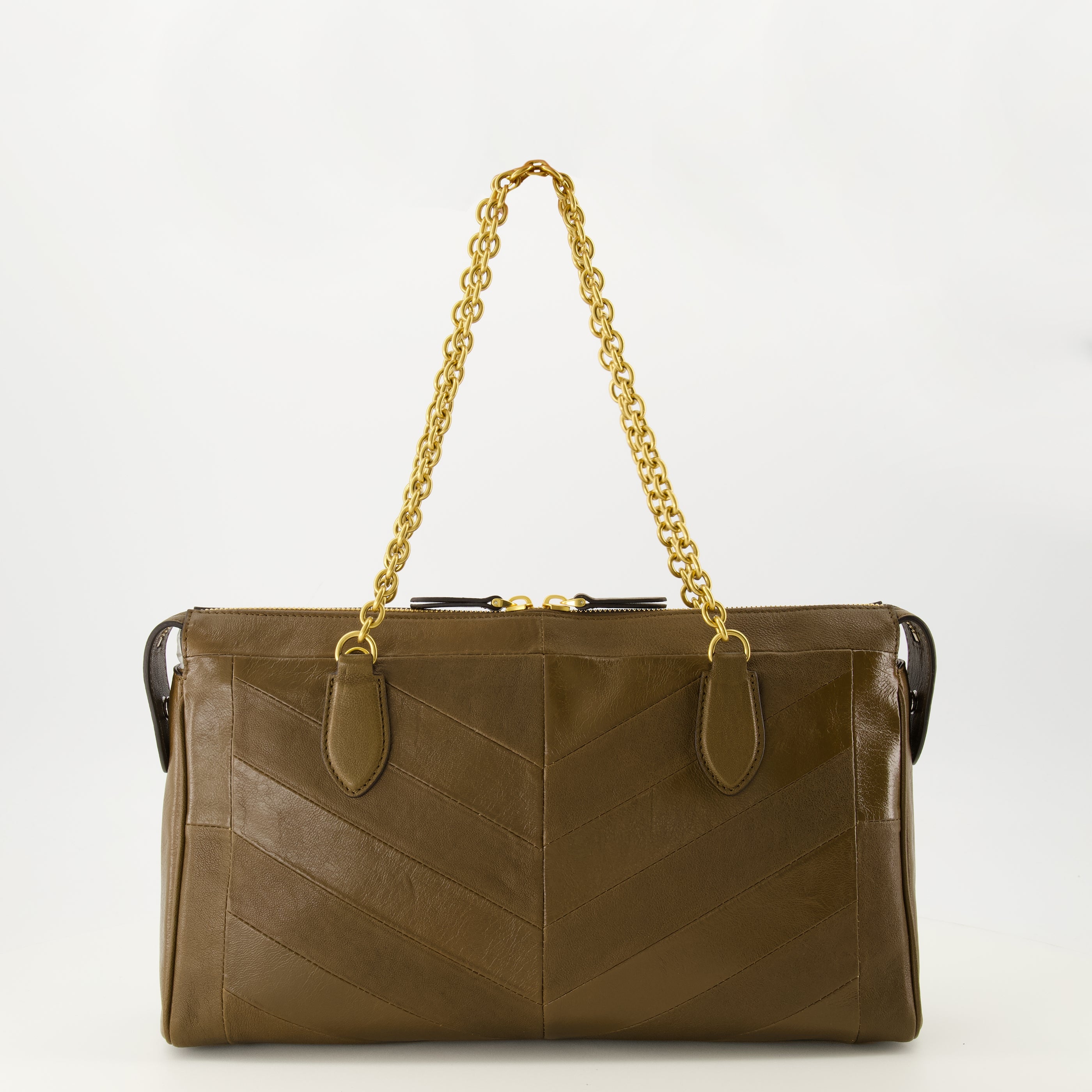 Sacs bandoulière Bolso de Cuero Nappa Panthea en Marrón Valentino Garavani Marron Femme