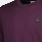 Imagen de la camiseta de cuero con logo de Moncler para hombre - Otoño-Invierno 2025 - Vista Detallada_3