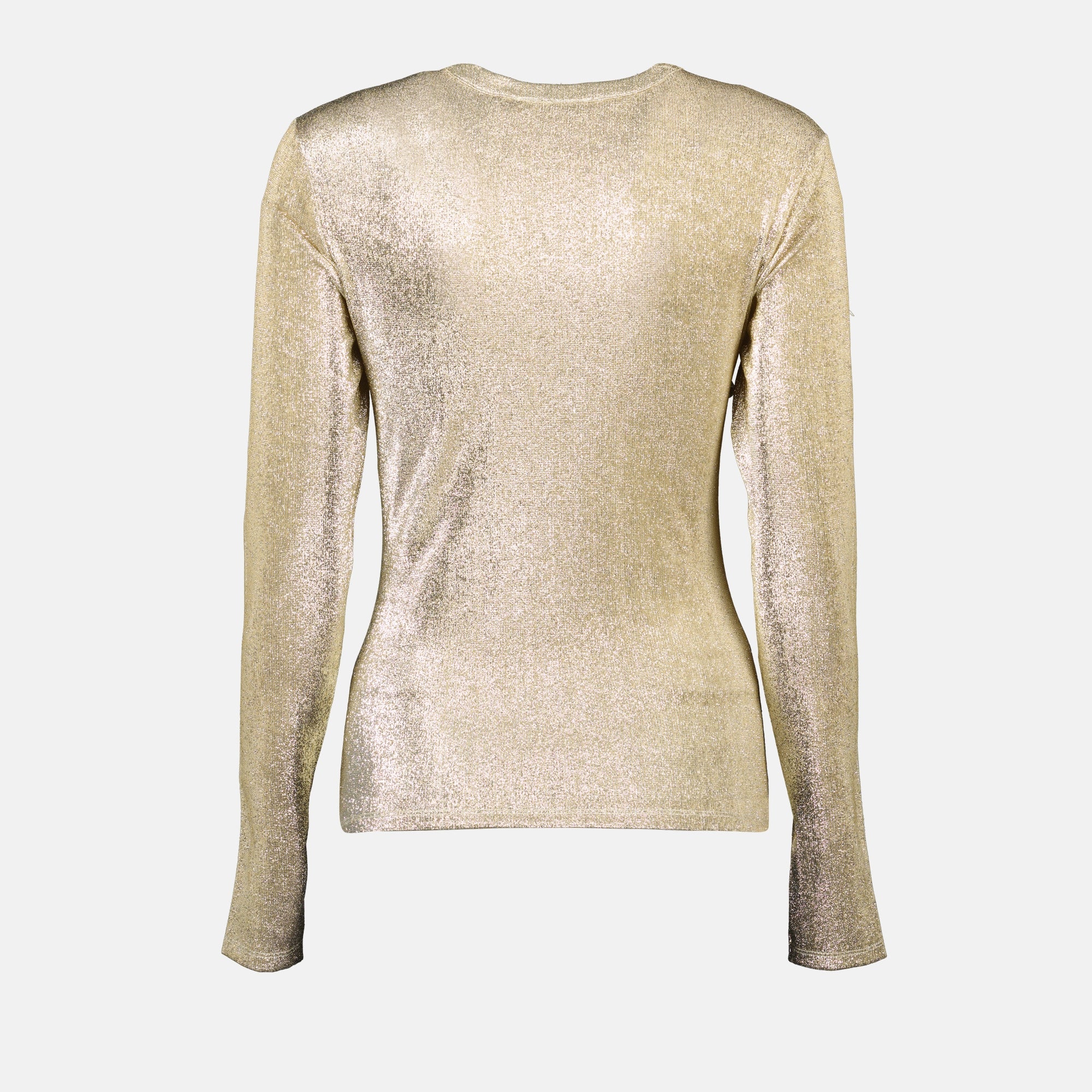 Tops Draped Lurex Top Rabanne Gold Women