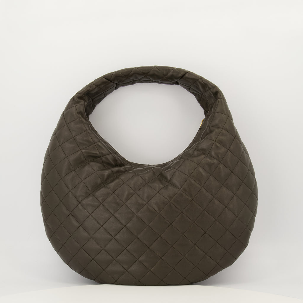 Image de l'article Sac Icare Hobo marron de la marque Saint Laurent pour Femme - Saison Printemps-Été 2026 - Vue de Dos