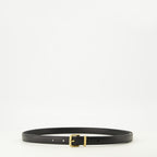 Image of the article Black leather belt by Miu Miu for Women - Spring-Summer 2026 - Front View