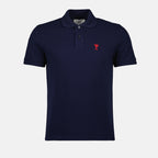 Polo shirts Ami de Coeur Polo Ami PARIS Dark blue Unisex