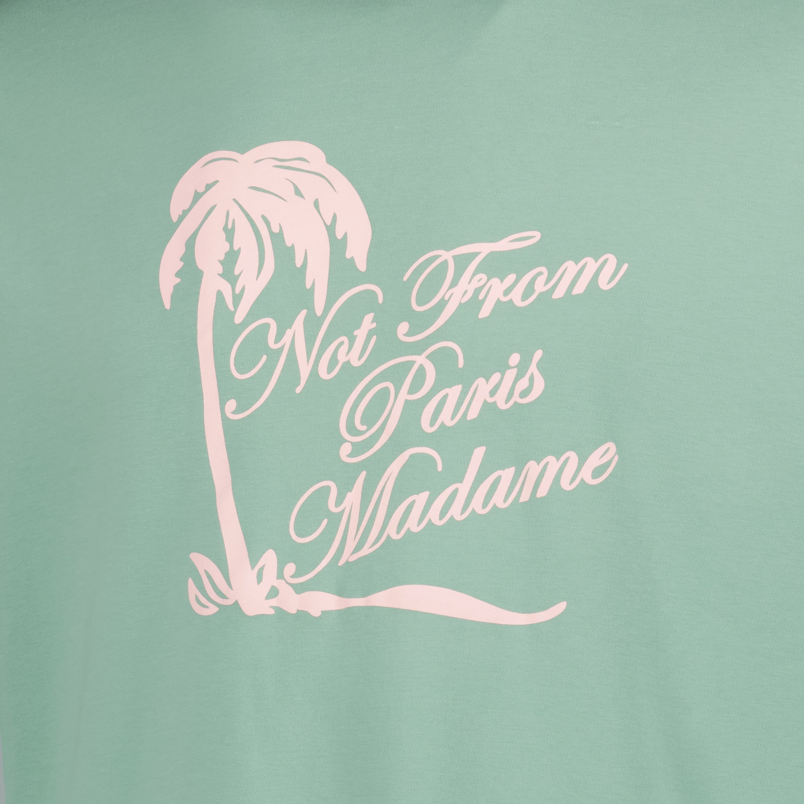 T-shirts Green T-shirt Palm Tree Slogan Drole De Monsieur Vert Homme