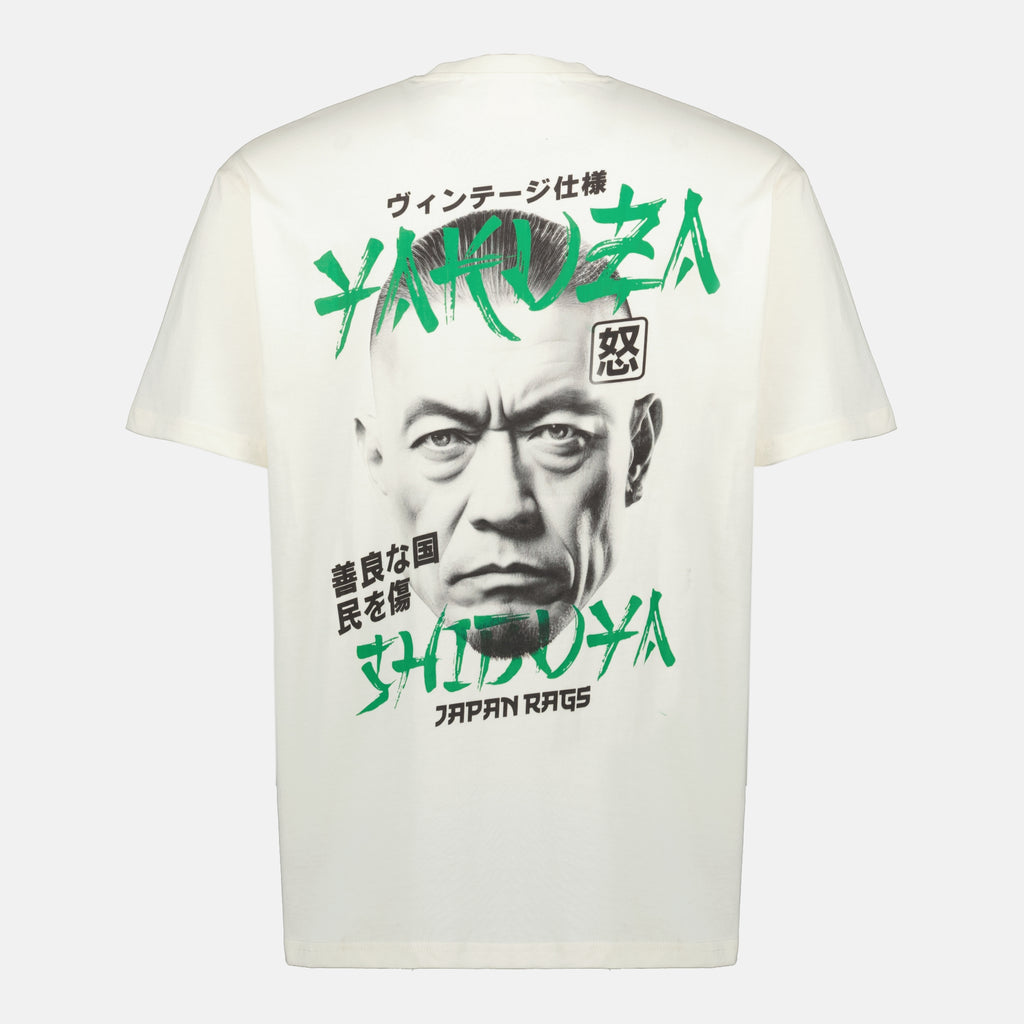 Bild des Hitoji T-Shirts von Japan Rag für Herren - Herbst-Winter 2025 - Rückansicht