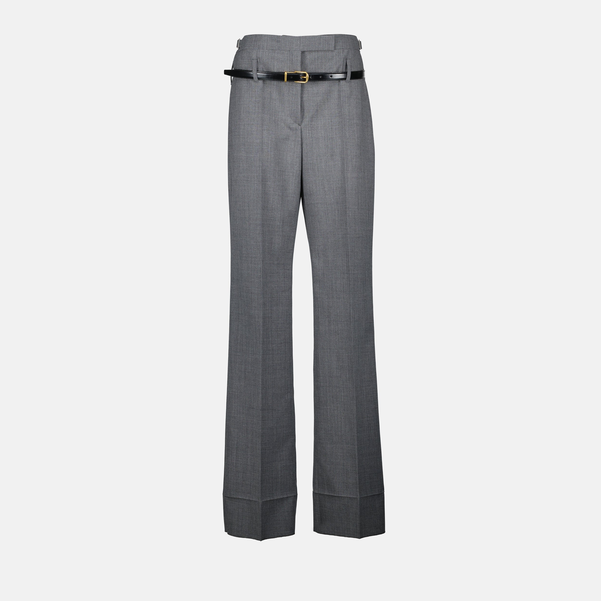 Pants Gray Wool Pants Prada Gray Femme
