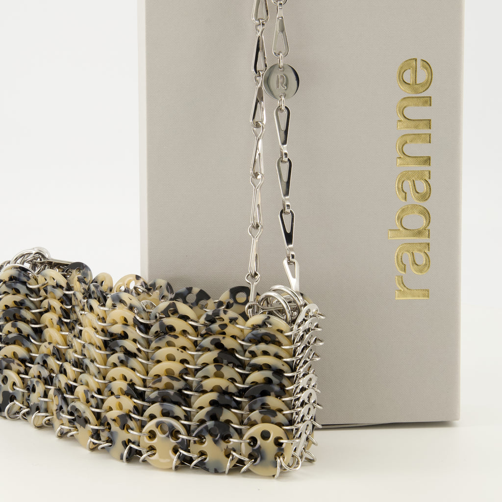 Immagine dell'articolo Borsa Iconic 1969 nano con motivo tartaruga del marchio Rabanne per Donna - Collezione Primavera-Estate 2026 - Vista Dettagliata 2