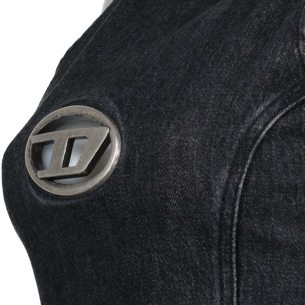 Vestidos Vestido Denim De-Ferriz-Fsd Diesel Preto Femme