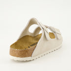 Zapatos abiertos Zapatillas Arizona Birkenstock Beige Femme