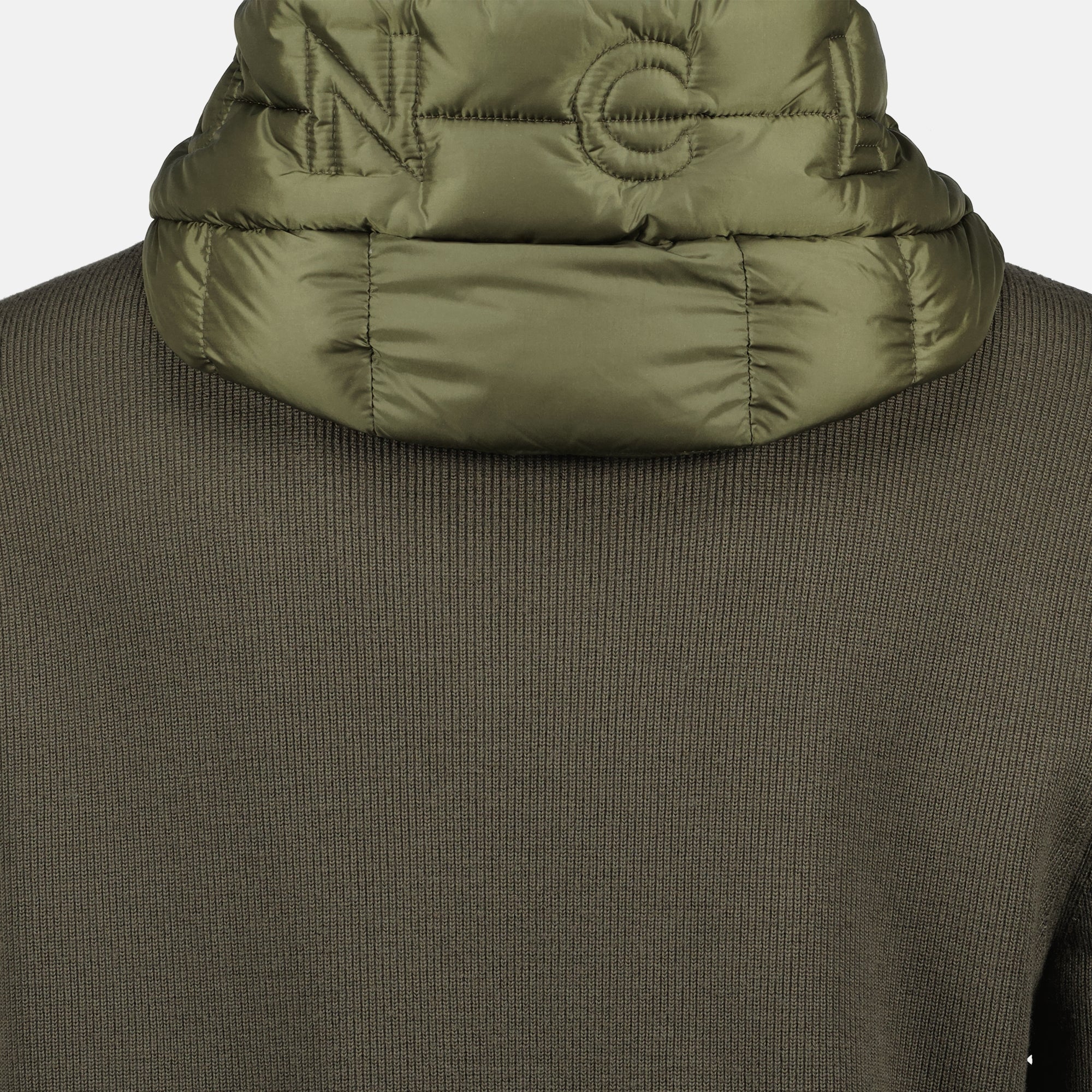 Vestes Zweifarbige Jacke Moncler Kaki Homme