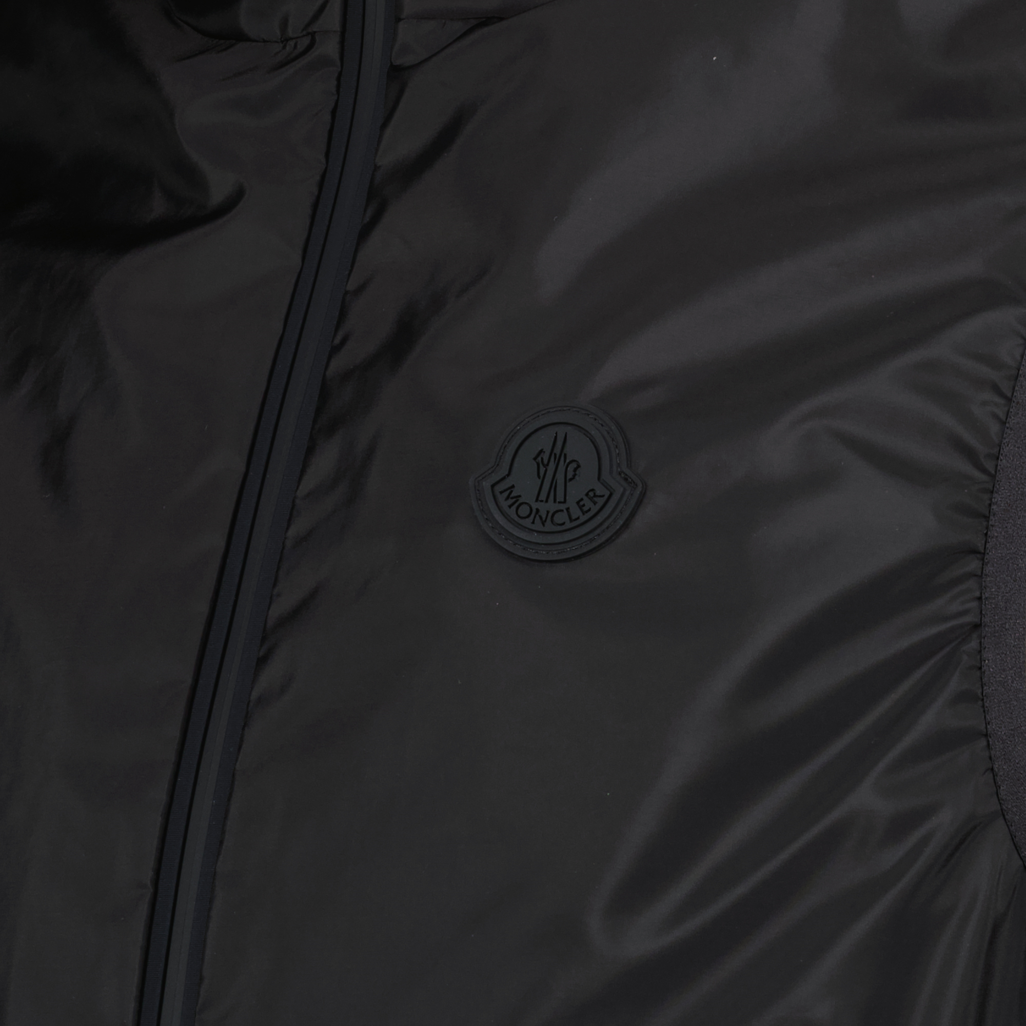 Vestes Veste sans manches Moretan Moncler Noir Homme
