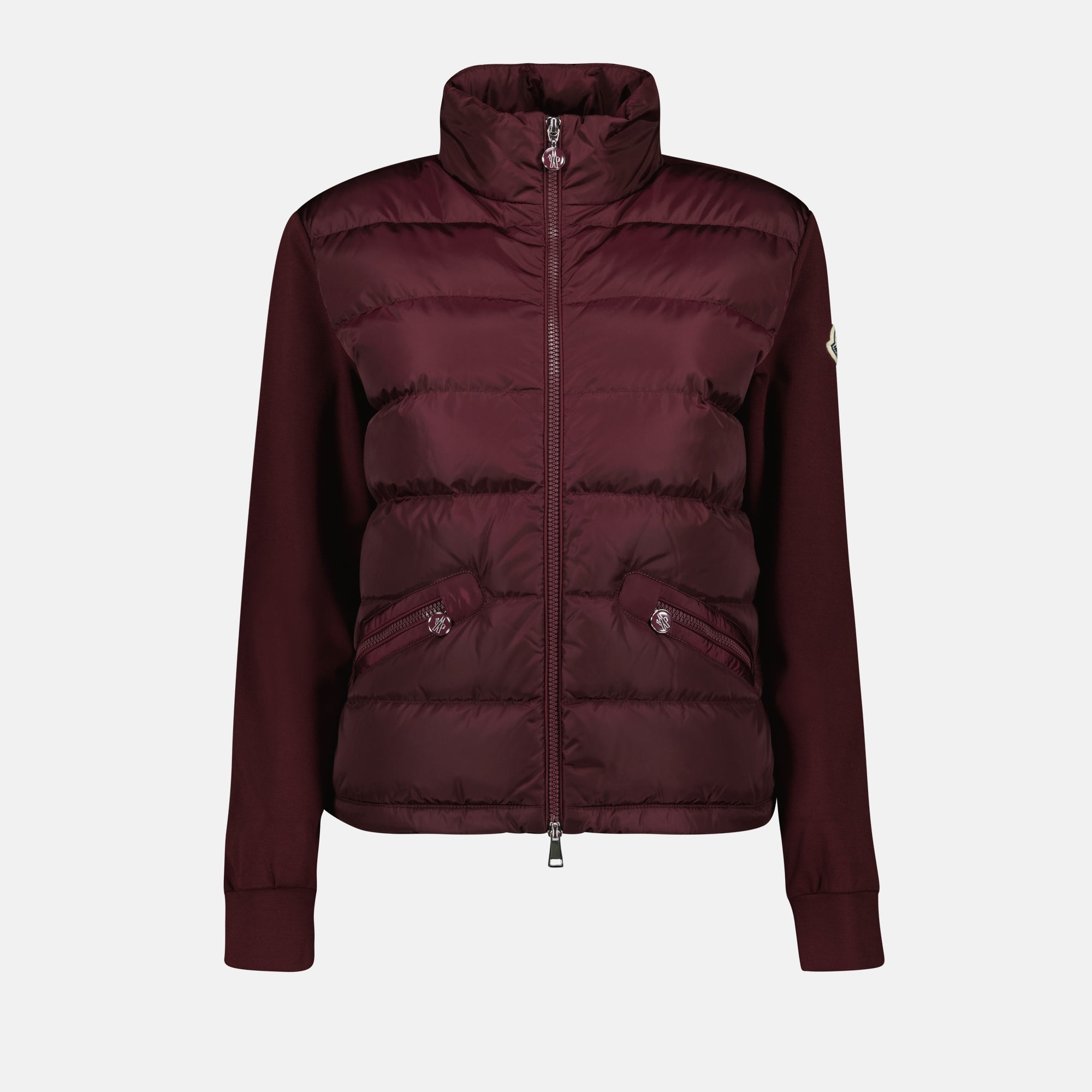 Veste bi-matière matelassé