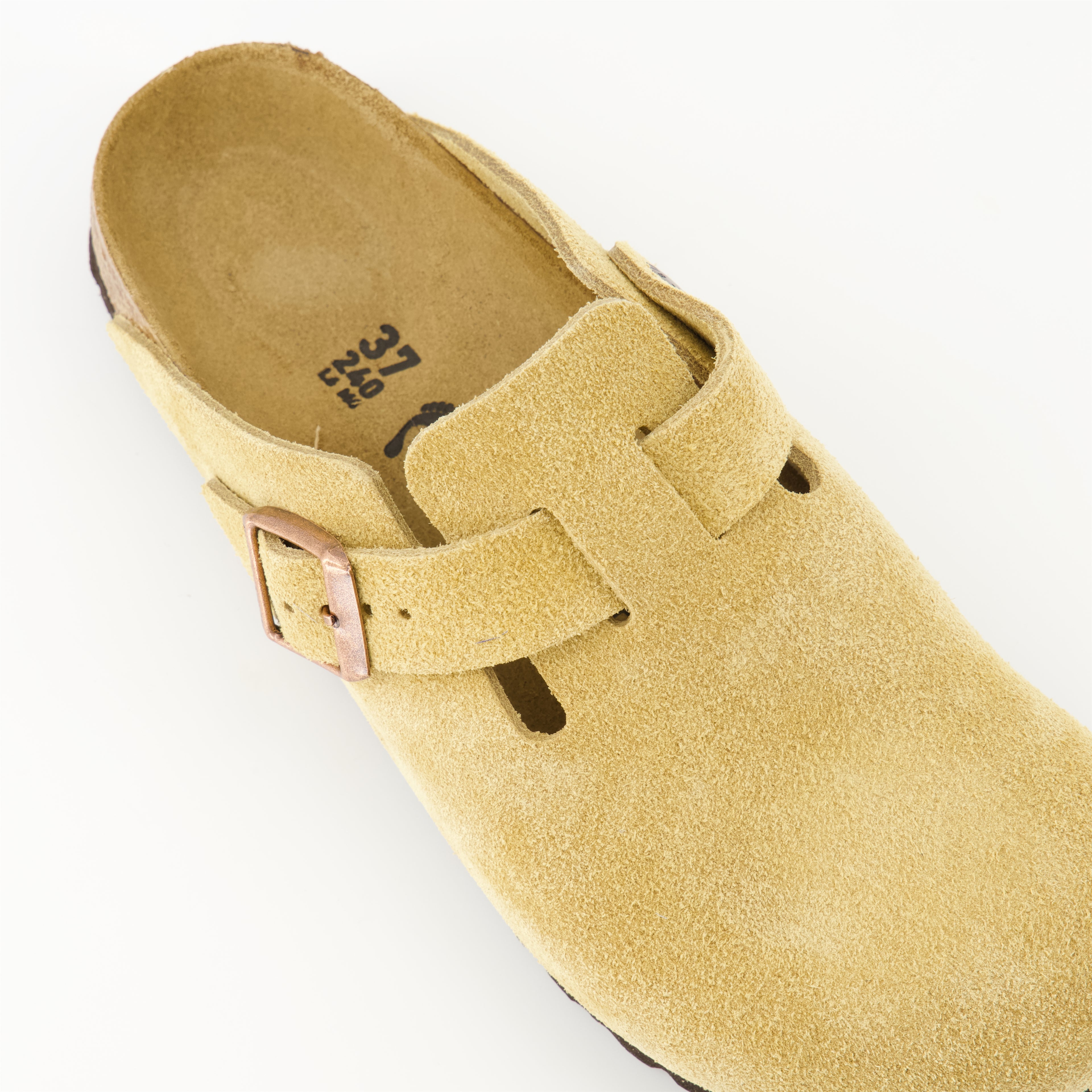 Chaussures ouvertes Mules Boston Birkenstock Beige Homme