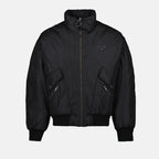 Manteaux Doudoune en Re-nylon Prada Noir Homme