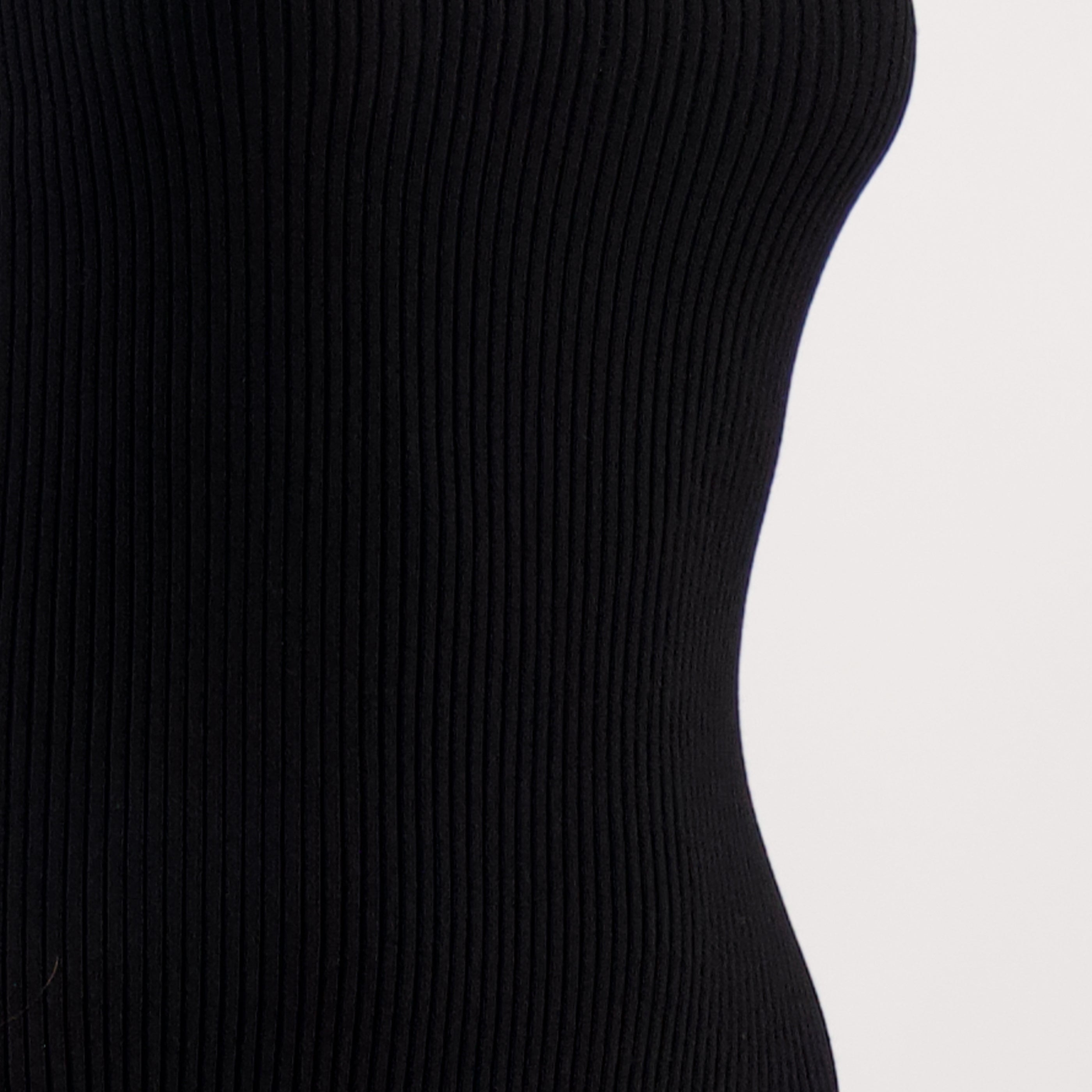 Robes Robe noir côtelé Patou Noir Femme