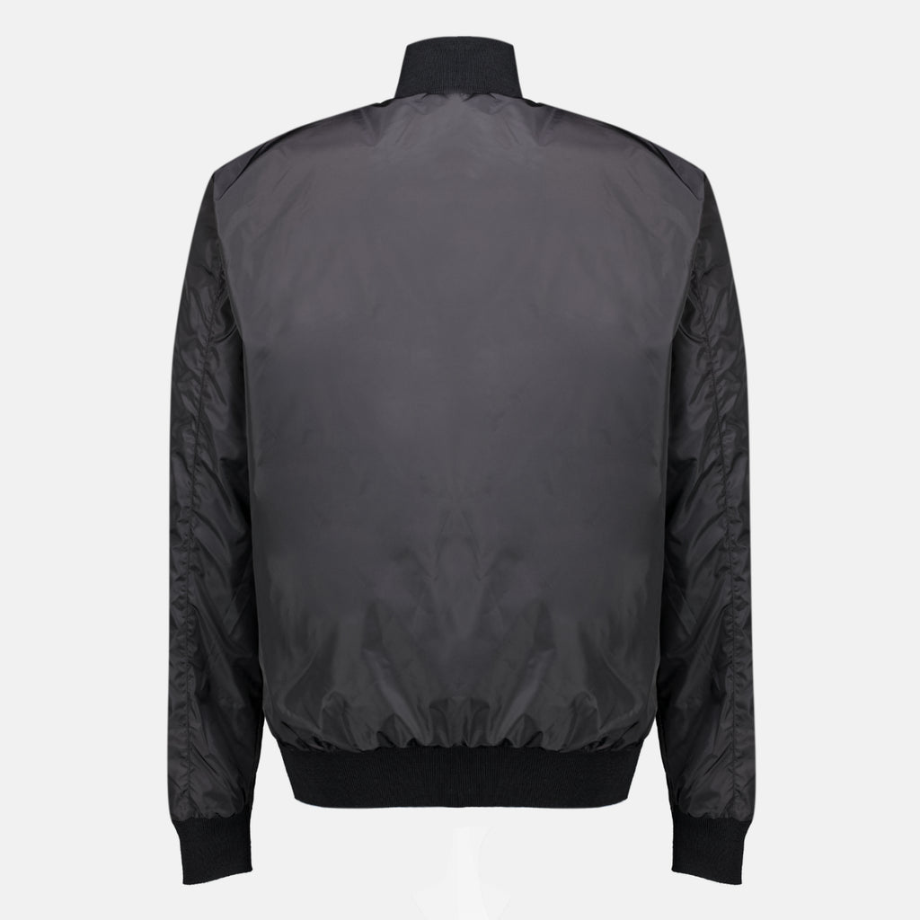 Vestes Wendbare Zip-Jacke Schwarz Prada Noir Homme