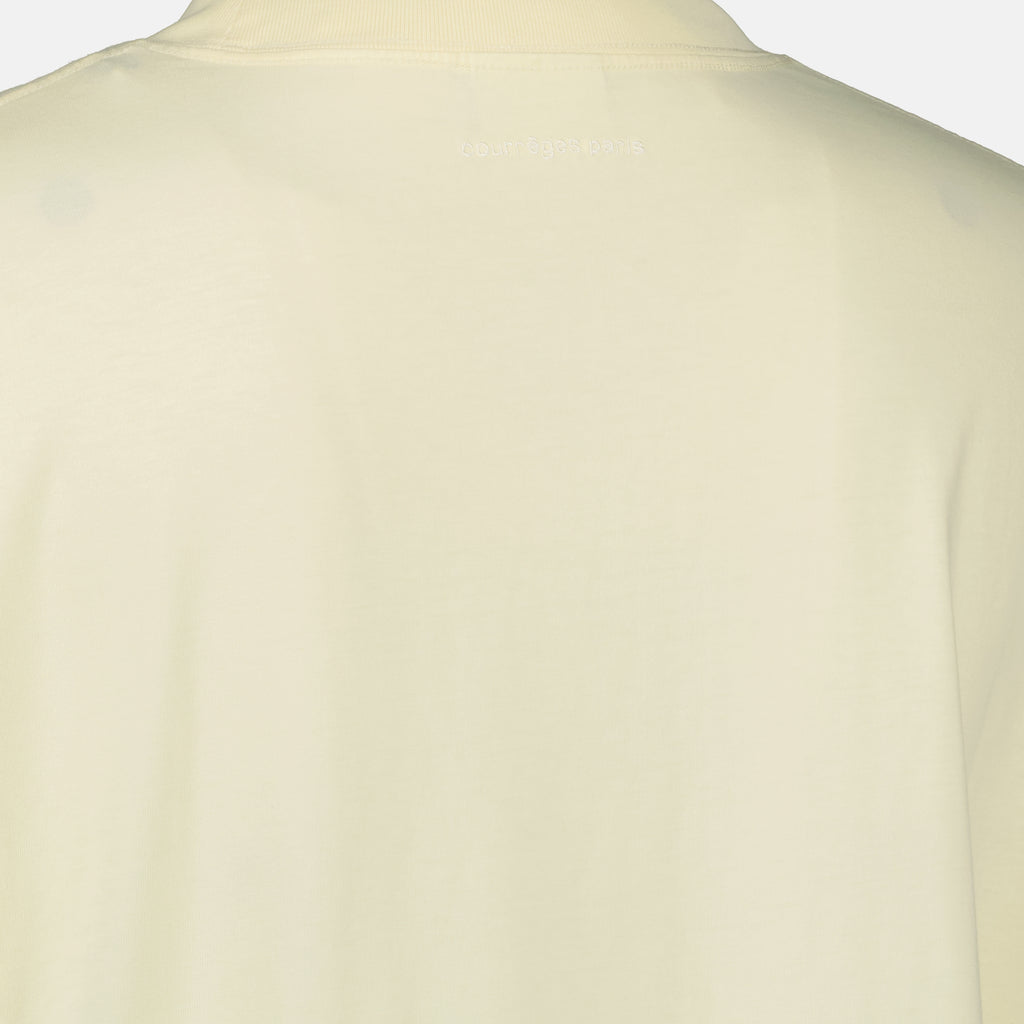 Image of the oversized T-Shirt by Courrèges for Men - Autumn-Winter 2025 - Detailed View_5