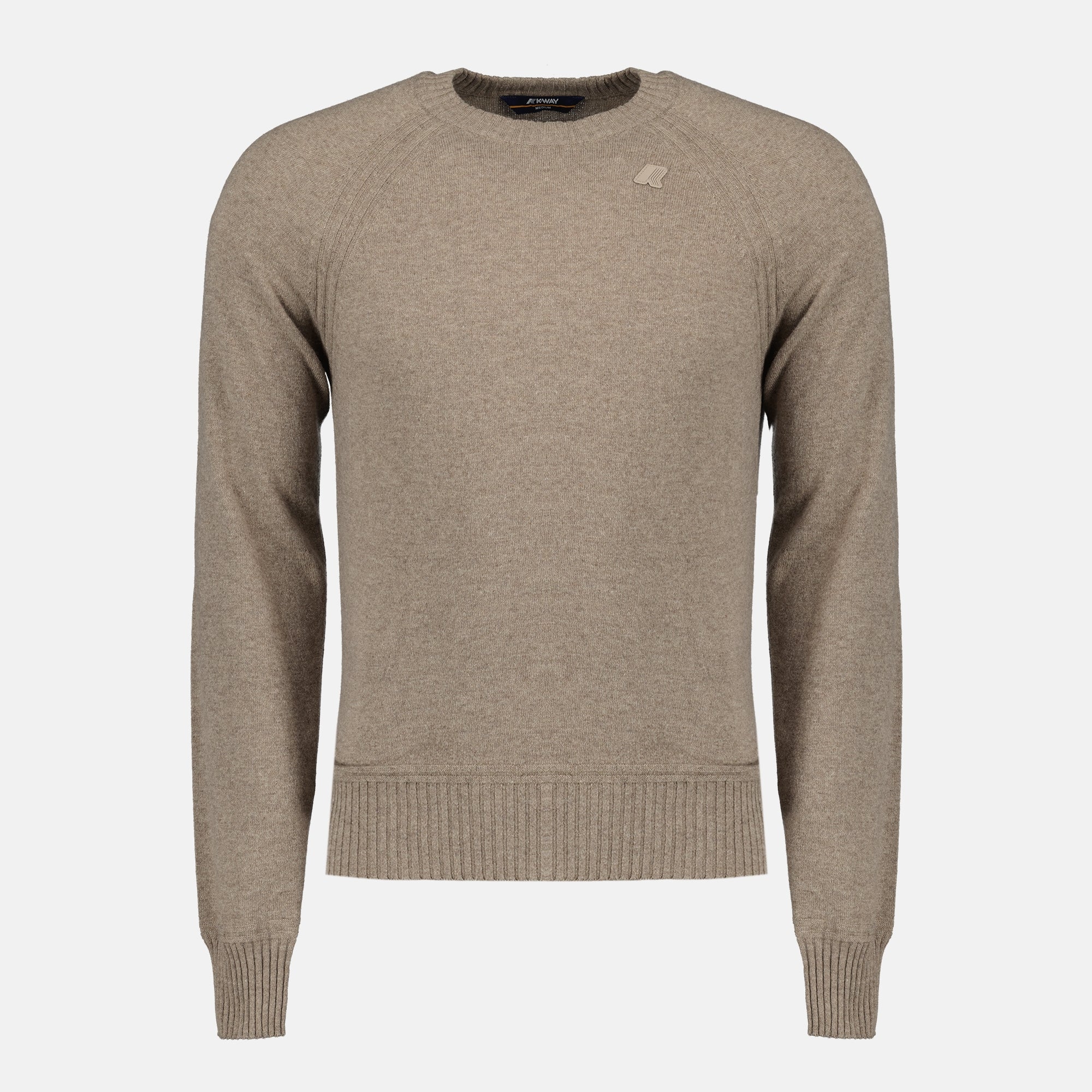 Image of the K-Way Sebas wool sweater for men - Fall-Winter 2025 - Front View