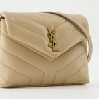 Sacs bandoulière Sac Loulou Small Saint Laurent Beige Femme