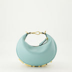 Borse a mano e a spalla Mini sac Fendigraphy Fendi Blu Femme