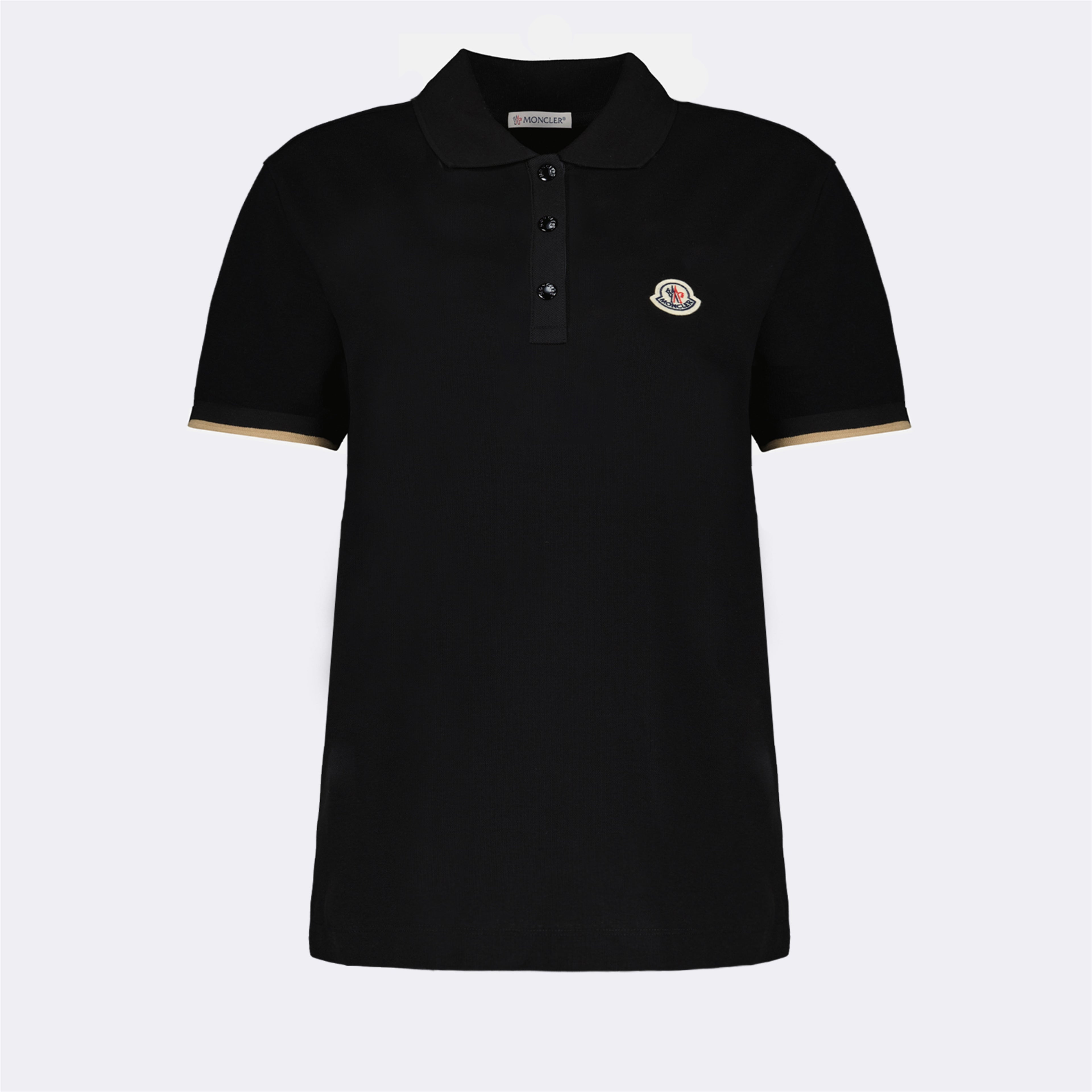 Polo shirts Logo Polo Moncler Black Femme