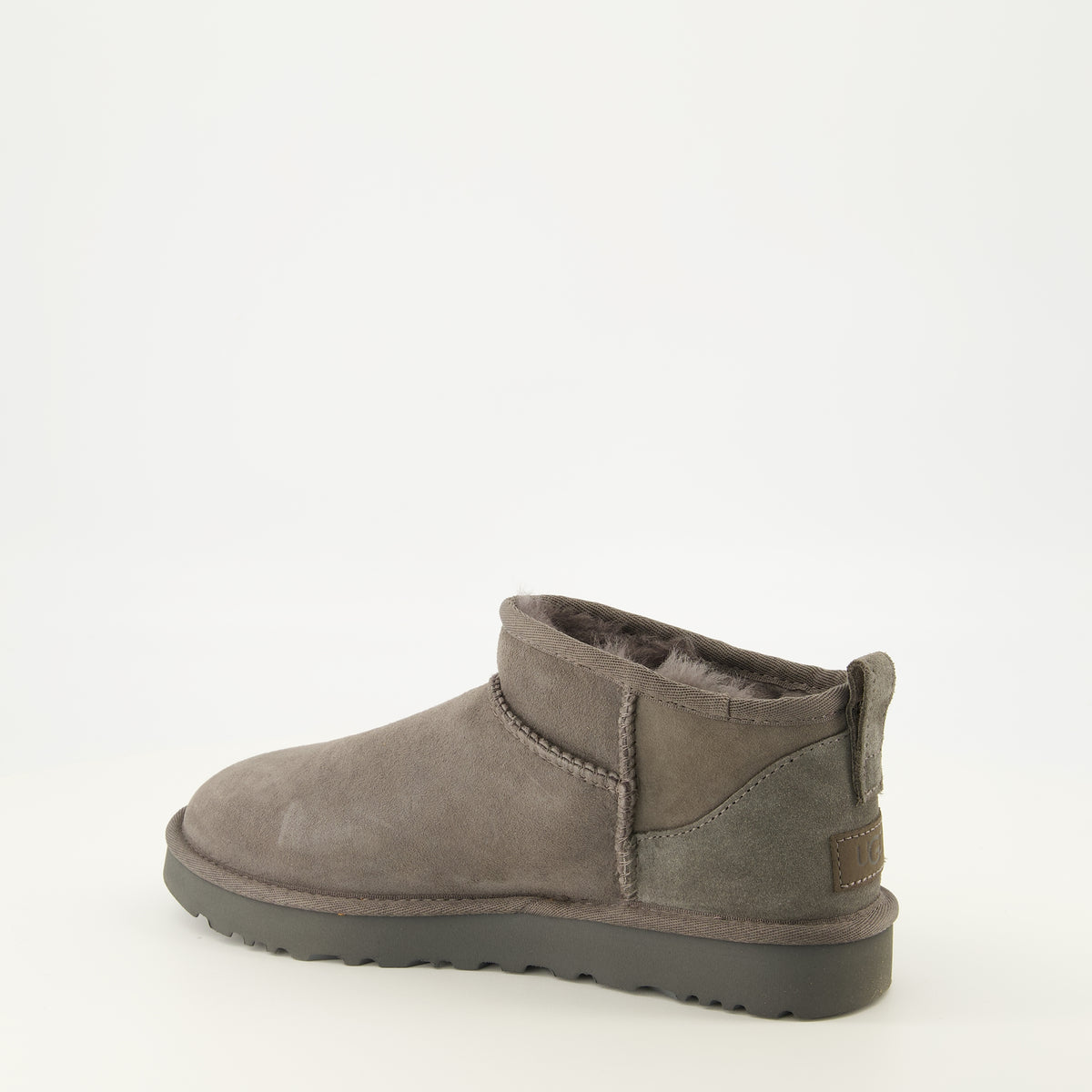 Bottines Bottes Classic Ultra mini grise Ugg Gris Femme