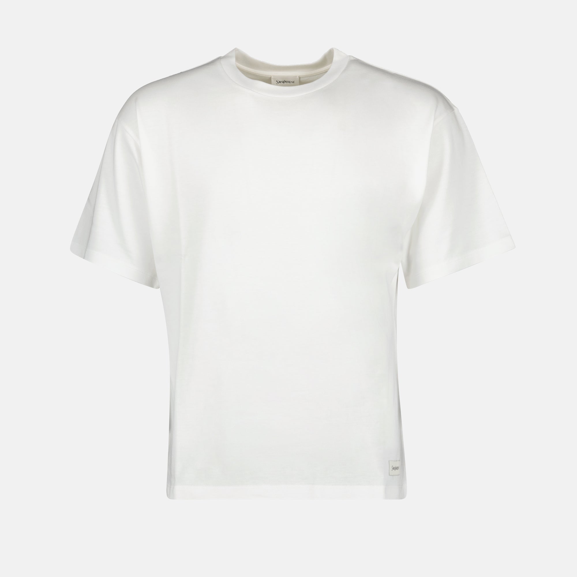 T-Shirts Jersey T-Shirt Saint Laurent Weiß Homme