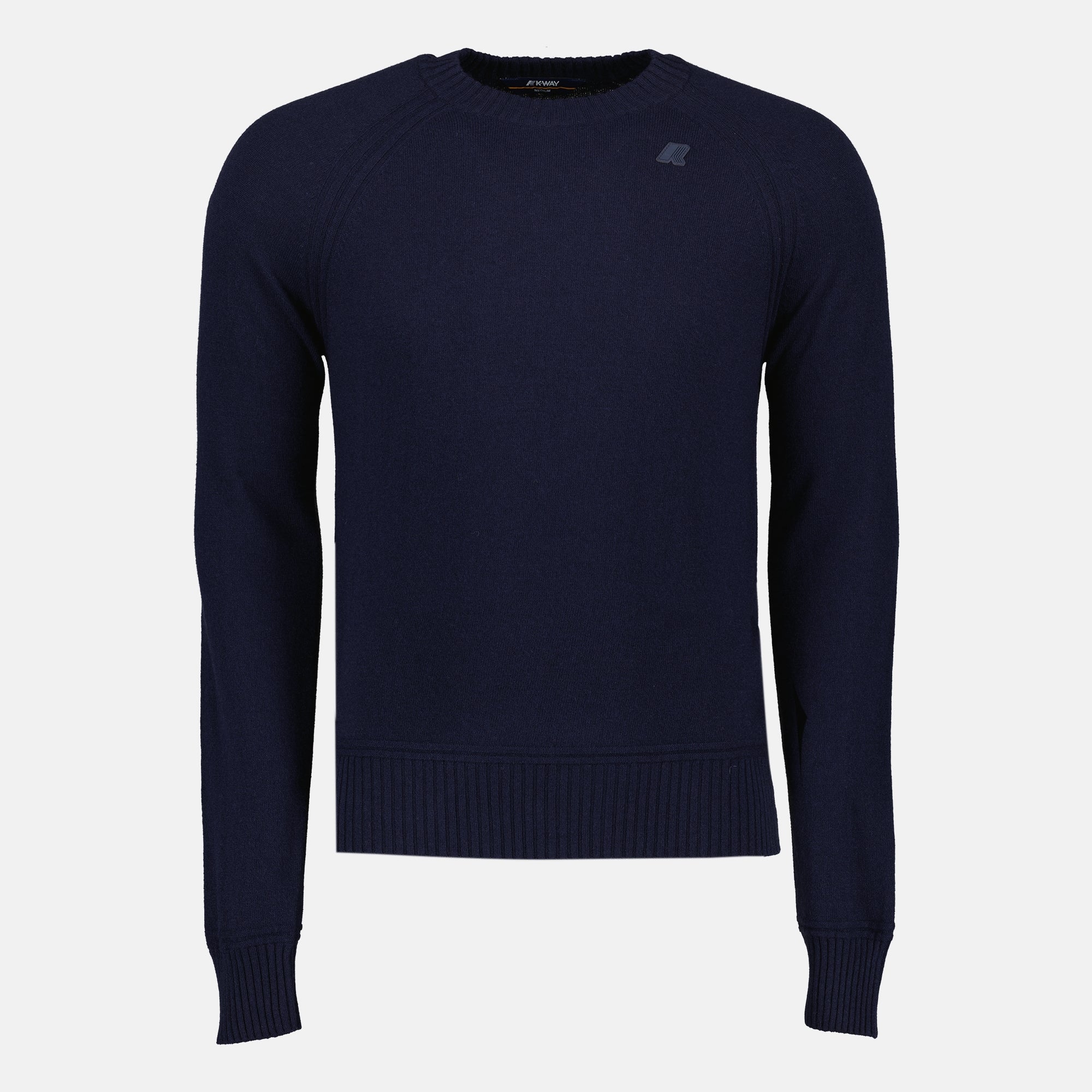 Image of the Sebas wool sweater from the K-Way brand for men - Autumn-Winter 2025 - Front view