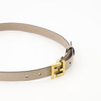 Ceintures Ceinture FF Fendi Beige Femme