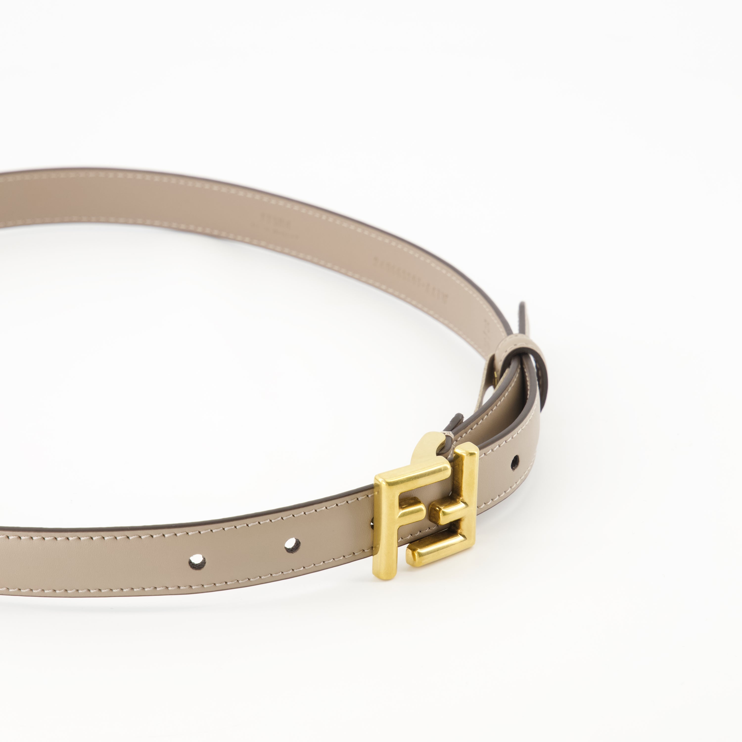 Ceintures Ceinture FF Fendi Beige Femme