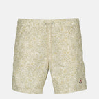 Image of the Moncler Men's Cashmere Print Swimwear - Spring-Summer 2026 - Front View