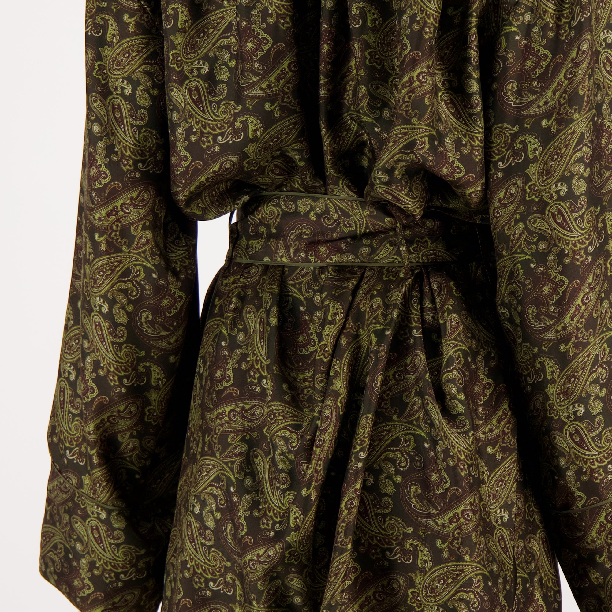 Top Blusa con Fiocco Saint Laurent Verde Femme