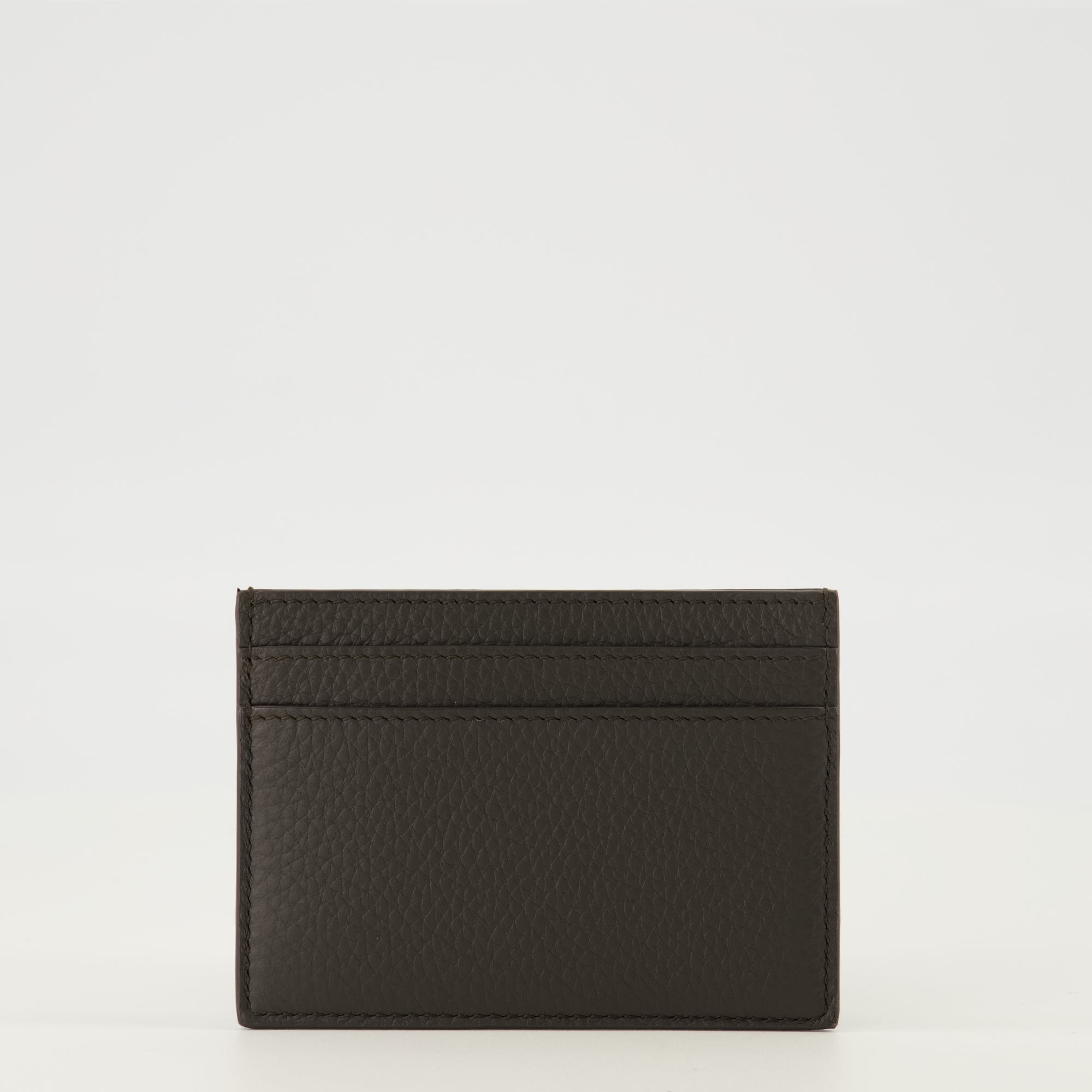 Image de l'article Porte-cartes Tiny Cassandre noir de la marque Saint Laurent pour Homme - Saison Printemps-Été 2026 - Vue de Dos