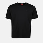 T-shirts T-shirt noir T-Adjust-Slits Diesel Noir Homme