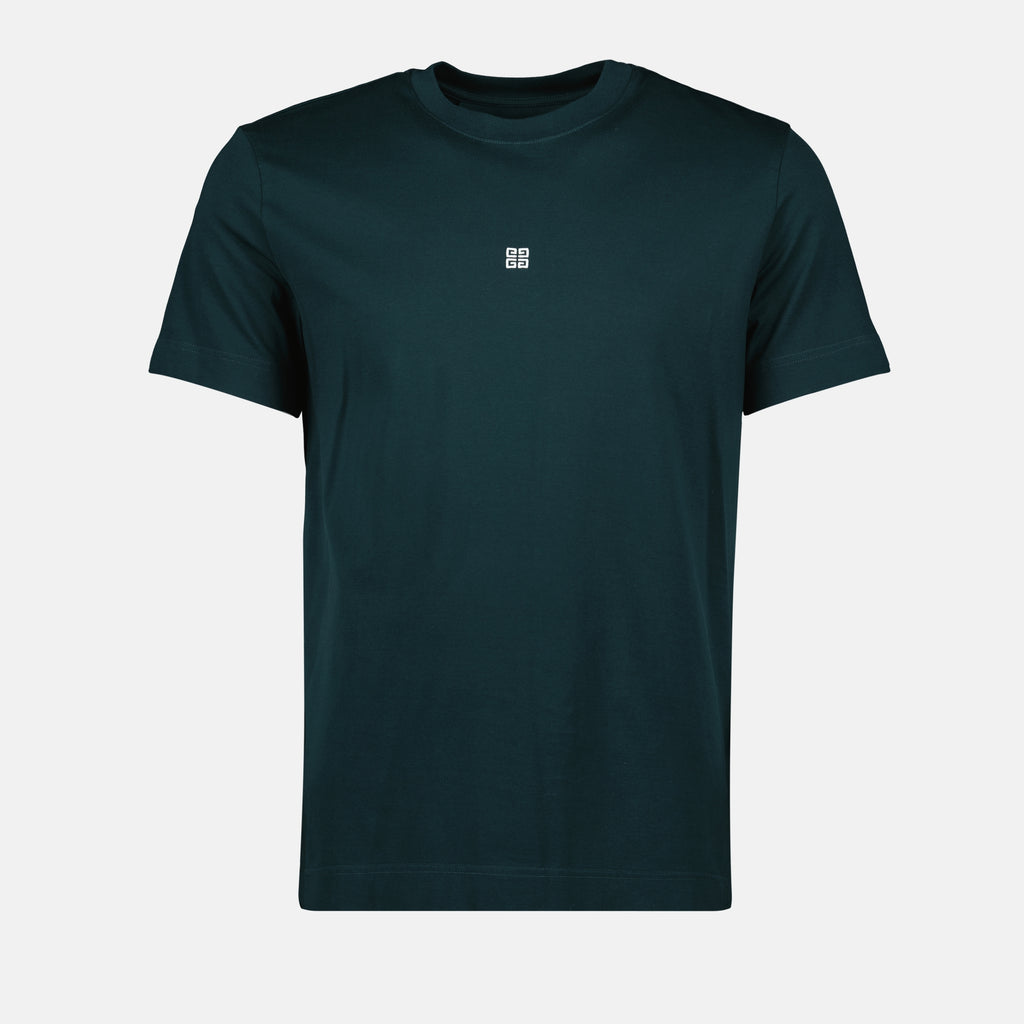 T-shirt T-Shirt con Logo 4G Givenchy Verde Homme