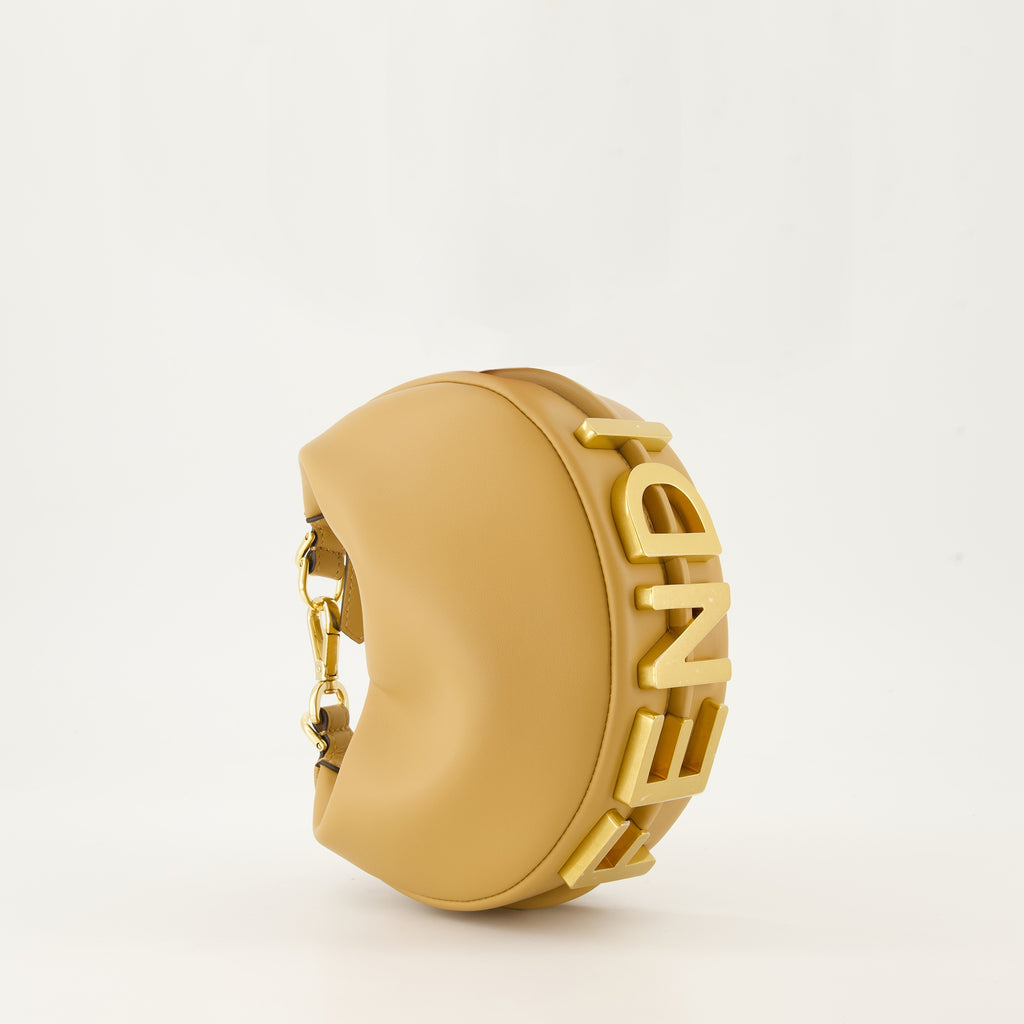 Handtaschen und schultertaschen Mini sac Fendigraphy Fendi Beige Femme