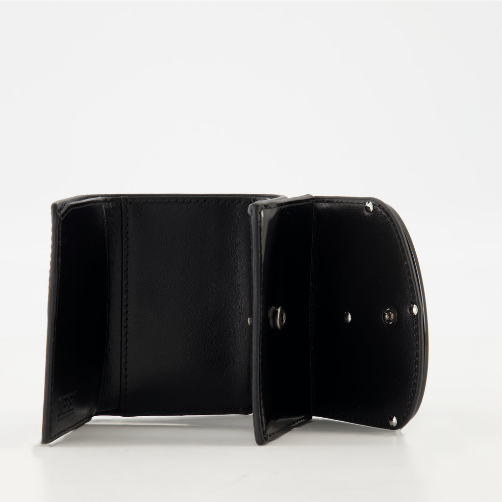 Small leather goods Portefeuille 1DR Tri Fold Diesel Black Femme