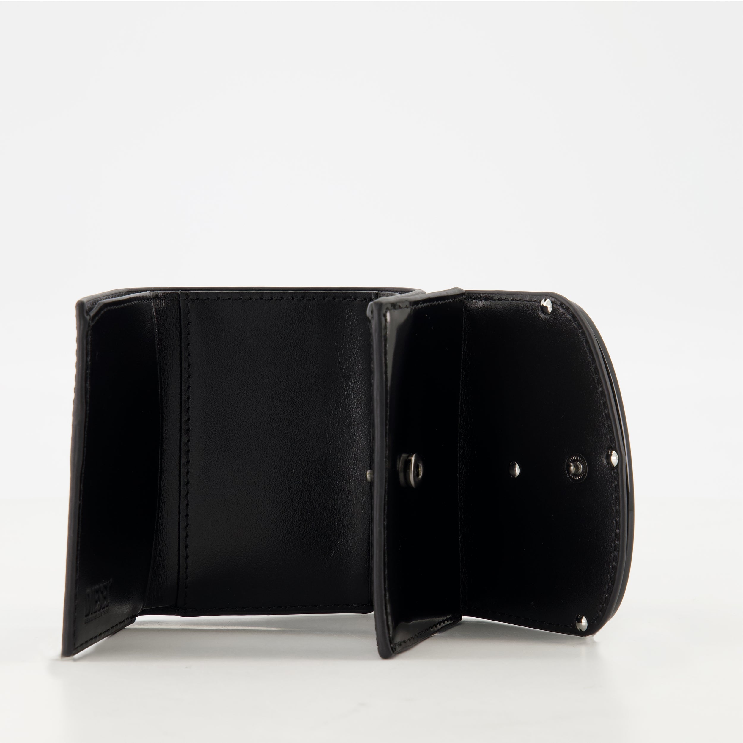 Small leather goods Portefeuille 1DR Tri Fold Diesel Black Femme