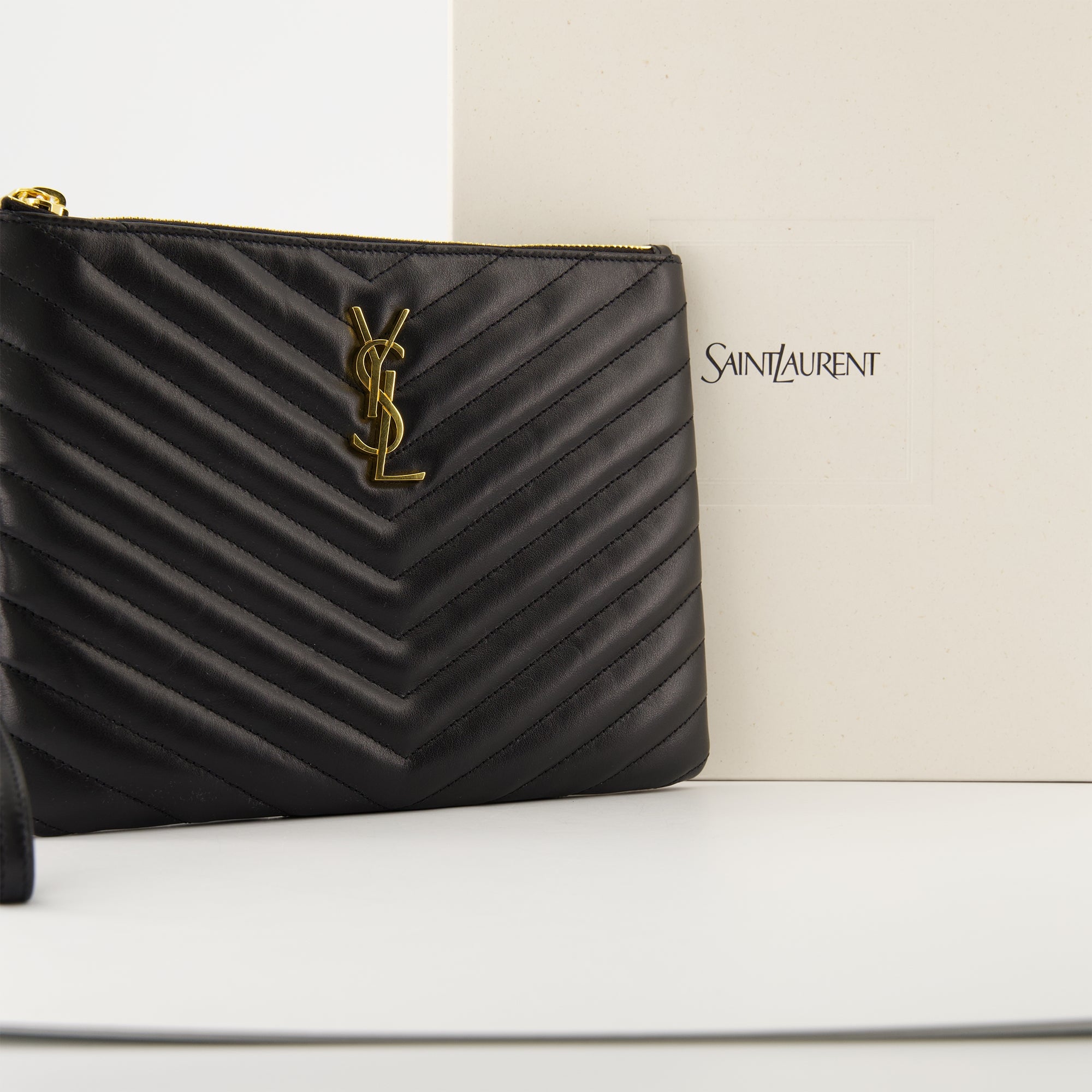Pouches Cassandre Clutch Saint Laurent Black Women