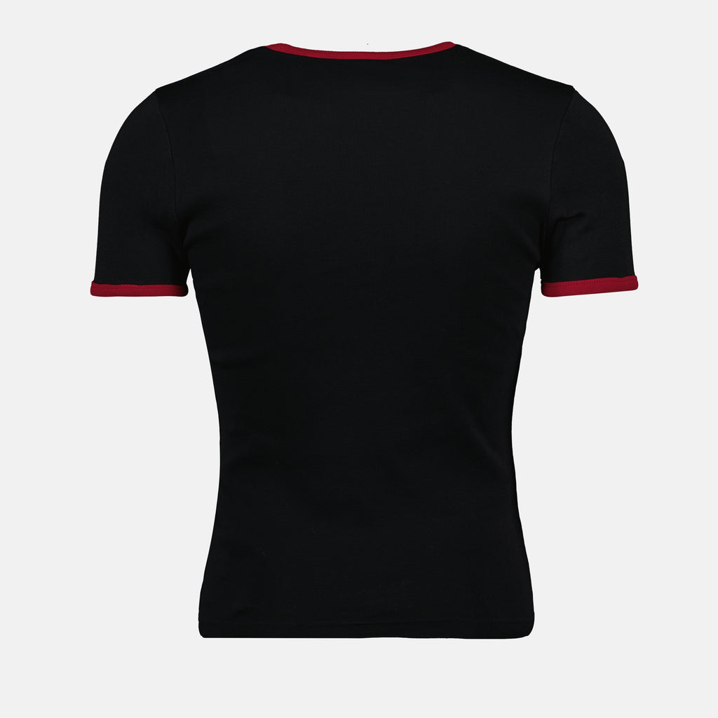 T-shirts Signature T-shirt Courrèges Black Homme