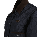 Jacken Veste en Re-Nylon matelassé Prada Dunkelblau Femme